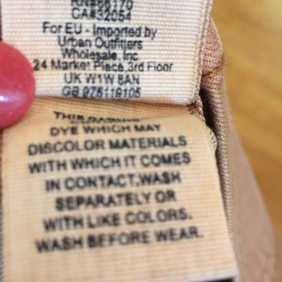 Free People stretchy denim skirt VGUC Caramel/tan - Picture 7 of 7